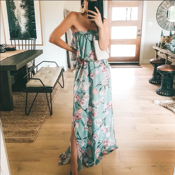 NWT Show me your Mumu hacienda floral maxi dress - Picture 2 of 5